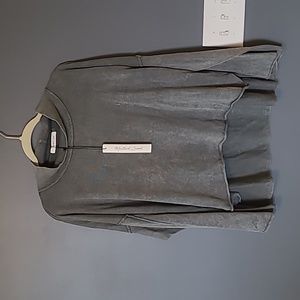 New! Grey Long Sleeve Top
